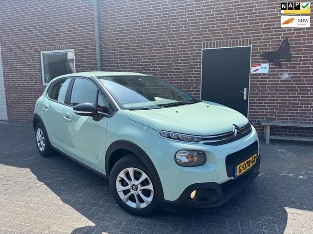 Groen Gebruikt 2019 Citroën C3 Feel Hatchback | € 9.994 (Goede deal) - Afbeelding 1/4