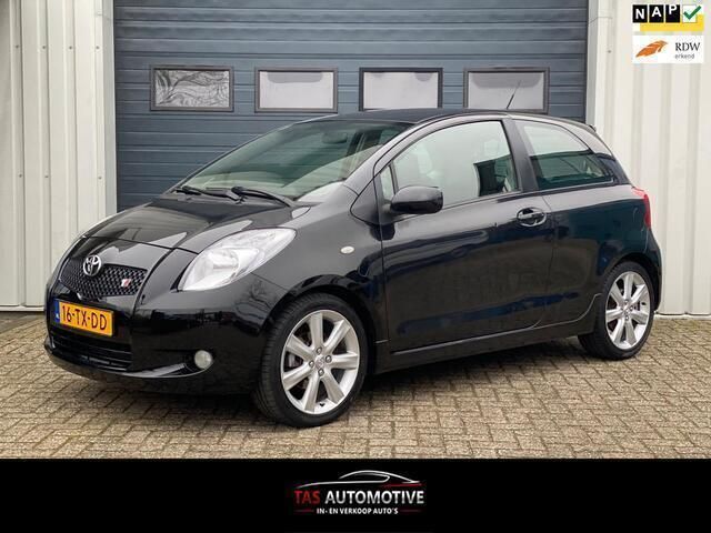 Zwart Gebruikt 2007 Toyota Yaris Hatchback | € 3.450 (Super prijs) - Afbeelding 1/4