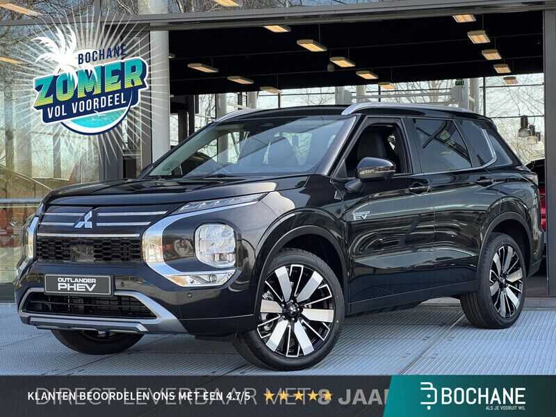 X47 black diamond (donker zwart) Nieuw 2025 Mitsubishi Outlander P-HEV Edition SUV | € 54.890 (Eerlijke prijs) - Afbeelding 1/4