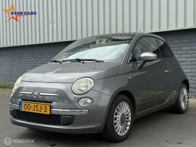 Grijs Gebruikt 2009 Fiat 500 Lounge Hatchback | € 3.950 (Eerlijke prijs) - Afbeelding 1/4