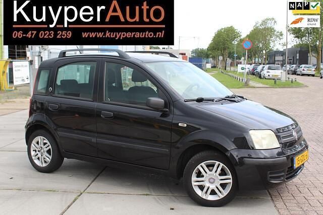 Zwart, metallic lak Gebruikt 2008 Fiat Panda Young Hatchback | € 975 (Eerlijke prijs) - Afbeelding 1/4