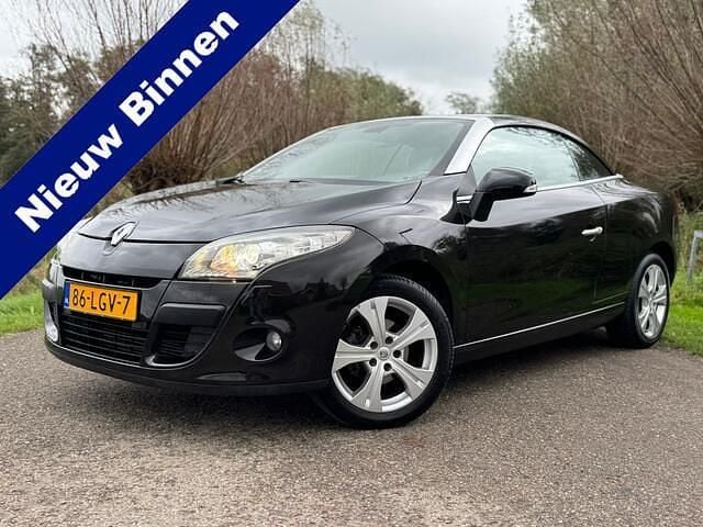 Zwart Gebruikt 2010 Renault Mégane Cabriolet Dynamique Cabriolet | € 6.950 (Eerlijke prijs) - Afbeelding 1/4