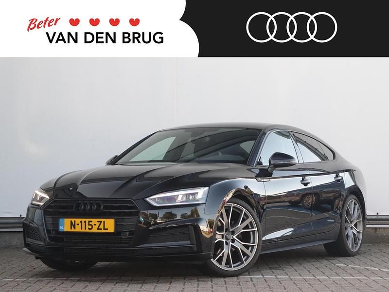 Zwart Gebruikt 2019 Audi A5 Sportback Design Hatchback | € 33.185 - Afbeelding 1/3