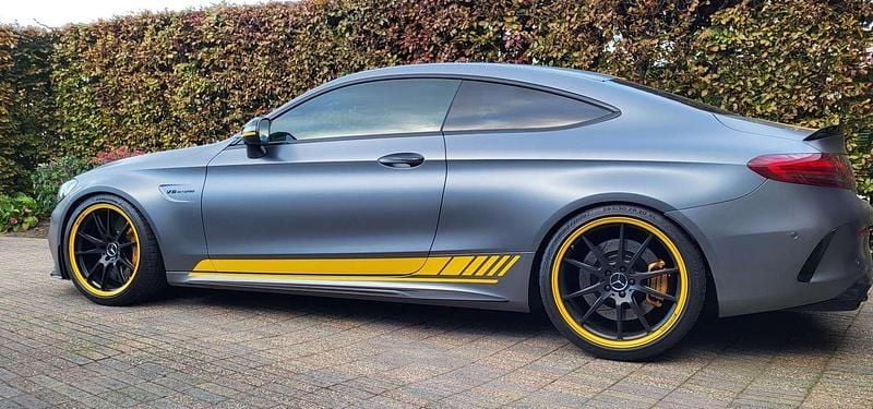 Grijs Occasion 2017 Mercedes C63 AMG AMG Edition 1 Coupé | € 69.950 (Super prijs) - Afbeelding 1/4