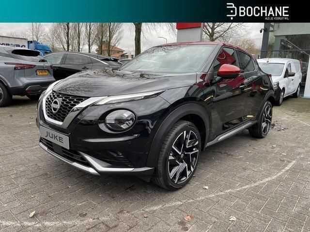 Two tone carbon black metallic/dak fuji sunset red (donker zwart) Nieuw 2025 Nissan Juke SUV | € 32.600 (Goede deal) - Afbeelding 1/4