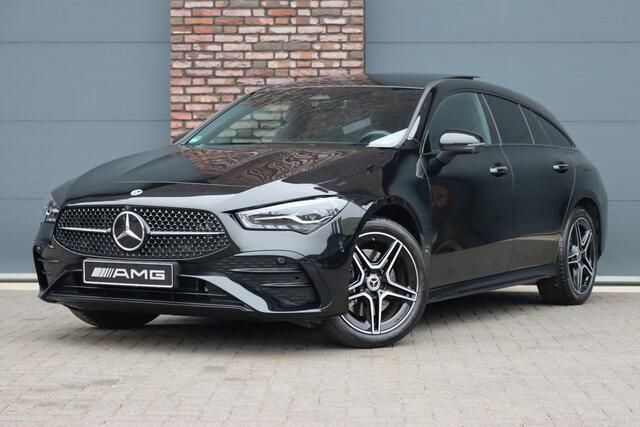 Zwart, metallic lak Gebruikt 2023 Mercedes CLA250 Shooting Brake AMG line Stationwagen | € 42.500 (Iets duurder) - Afbeelding 1/4