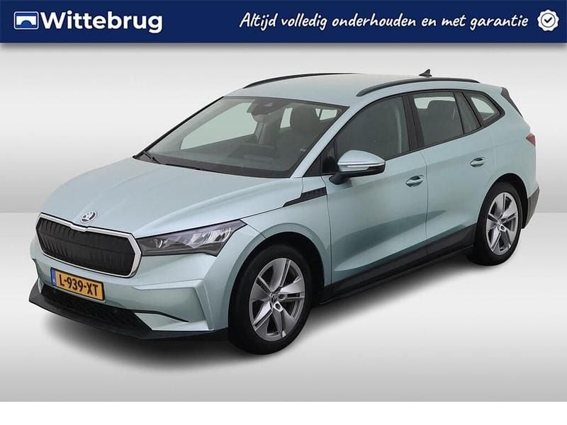 Zilver Gebruikt 2021 Skoda Enyaq iV SUV | € 23.450 (Goede deal) - Afbeelding 1/2