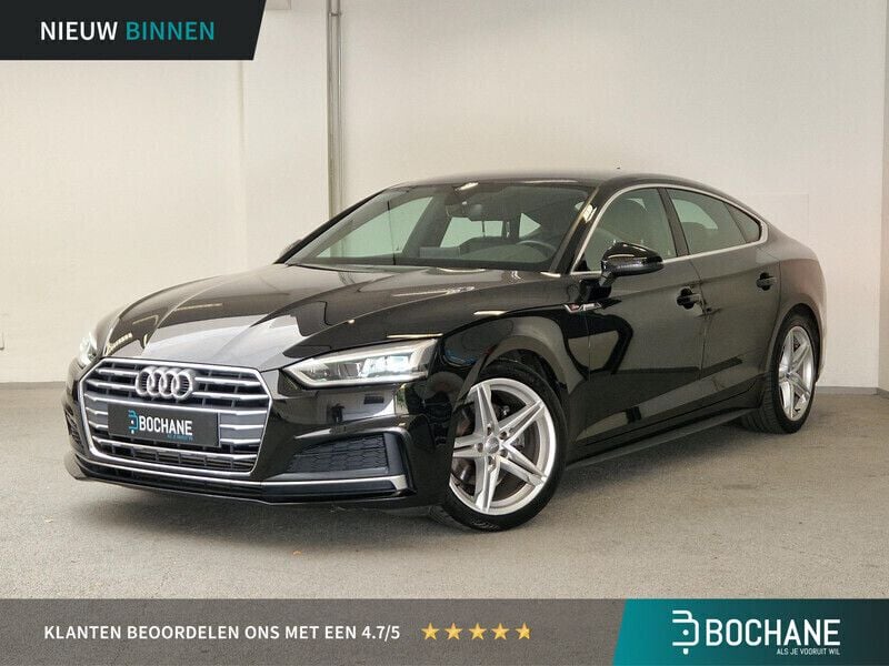 Zwart Gebruikt 2019 Audi A5 Sportback S-Line Hatchback | € 28.695 (Goede deal) - Afbeelding 1/4