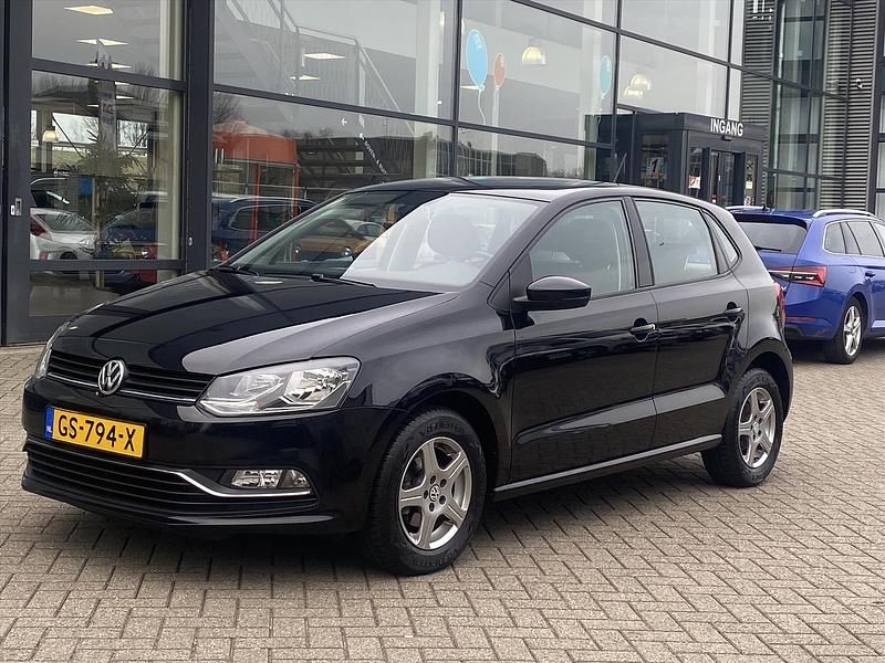 Zwart Occasion 2014 VW Polo Comfortline Hatchback | € 8.450 (Eerlijke prijs) - Afbeelding 1/4