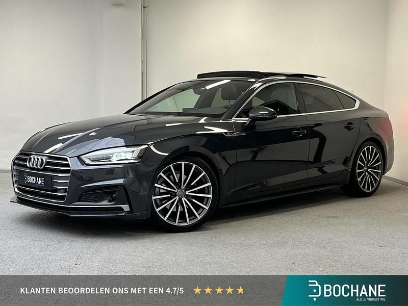 Grijs Gebruikt 2019 Audi A5 Sportback S-Line Hatchback | € 23.695 - Afbeelding 1/4
