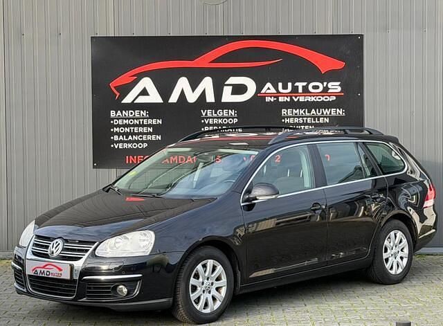 Zwart (metallic) Occasion 2009 VW Golf V Trendline Stationwagen | € 2.950 (Eerlijke prijs) - Afbeelding 1/3