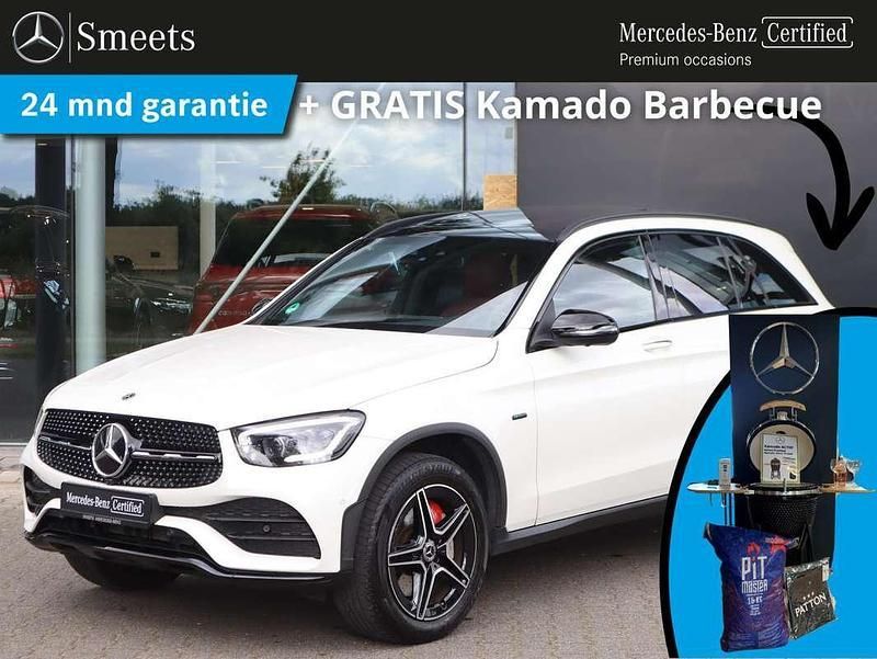 Wit Gebruikt 2021 Mercedes GLC300e Business SUV | € 46.945 (Eerlijke prijs) - Afbeelding 1/4