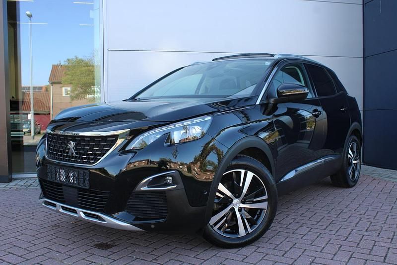 Zwart Gebruikt 2019 Peugeot 3008 Allure SUV | € 18.900 (Eerlijke prijs) - Afbeelding 1/4