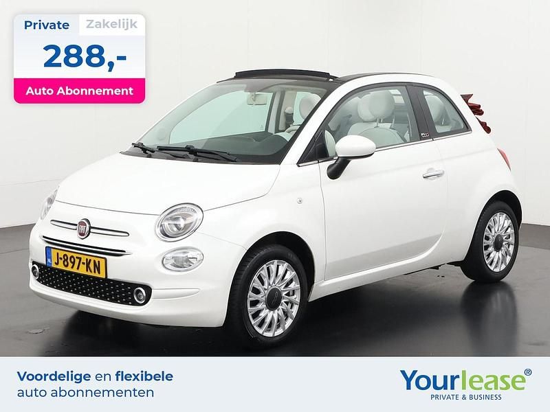 Wit Occasion 2019 Fiat 500C Lounge Cabriolet | € 11.394 (Goede deal) - Afbeelding 1/4
