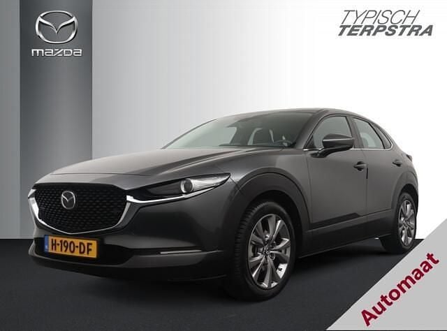 Machine grey (grijs metallic) Gebruikt 2020 Mazda CX-30 Comfort SUV | € 24.450 (Eerlijke prijs) - Afbeelding 1/4