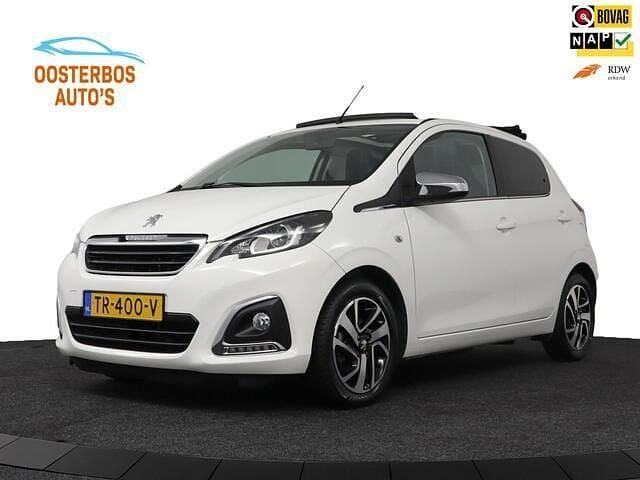 Wit Gebruikt 2018 Peugeot 108 Allure Hatchback | € 9.499 (Eerlijke prijs) - Afbeelding 1/4