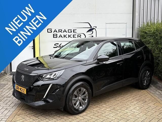Zwart Gebruikt 2021 Peugeot 2008 Allure SUV | € 15.950 (Super prijs) - Afbeelding 1/4