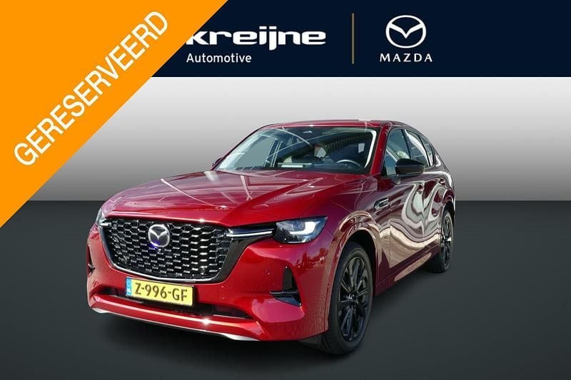 Rood Gebruikt 2024 Mazda CX-60 Homura-Line SUV | € 44.949 (Eerlijke prijs) - Afbeelding 1/4