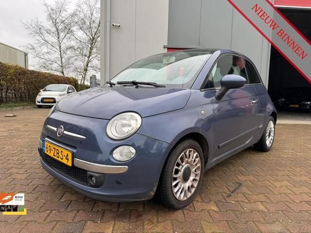 Blauw Gebruikt 2012 Fiat 500 Lounge Hatchback | € 5.495 (Eerlijke prijs) - Afbeelding 1/4