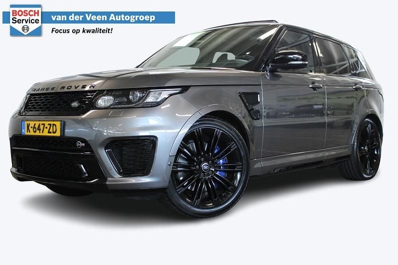 Grijs Gebruikt 2017 Land Rover Range Rover Sport SVR SUV | € 55.950 (Super prijs) - Afbeelding 1/4