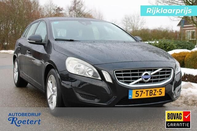 Zwart Occasion 2012 Volvo V60 Kinetic Stationwagen | € 10.900 (Duur) - Afbeelding 1/4