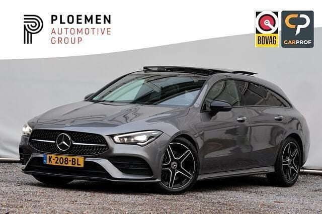 Grijs Gebruikt 2020 Mercedes CLA200 Shooting Brake AMG Stationwagen | € 26.400 (Eerlijke prijs) - Afbeelding 1/4