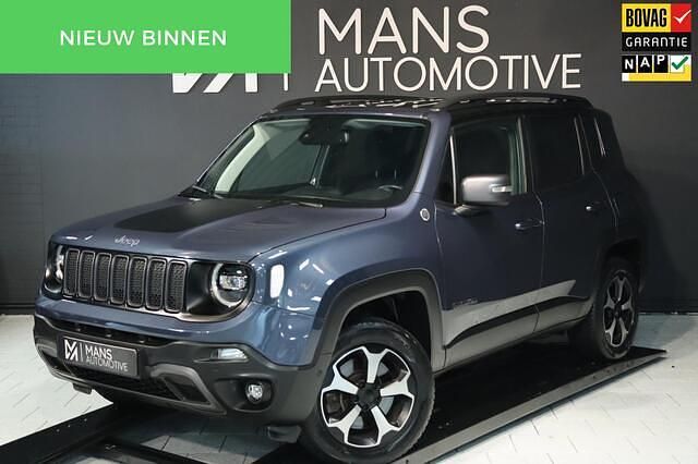 Blauw, metallic lak Gebruikt 2021 Jeep Renegade Trailhawk SUV | € 25.950 (Eerlijke prijs) - Afbeelding 1/4