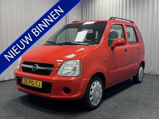 Rood Gebruikt 2004 Opel Agila Enjoy Hatchback | € 1.900 (Duur) - Afbeelding 1/4
