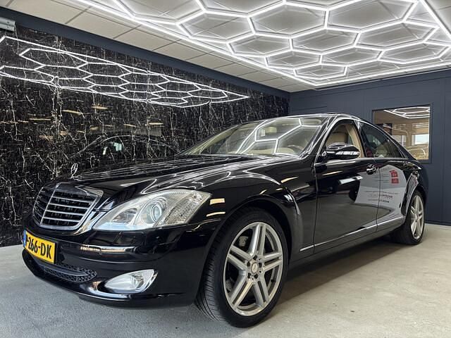 Zwart Gebruikt 2007 Mercedes S320 Sedan | € 9.850 (Super prijs) - Afbeelding 1/4