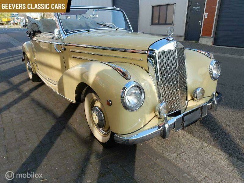Occasion Mercedes 220 1953 Wit Cabriolet