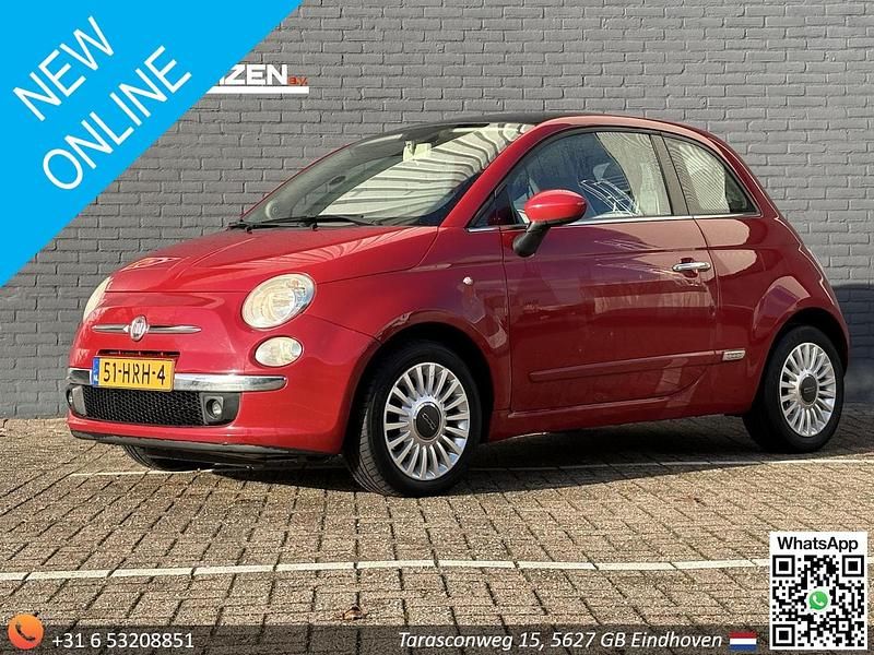 Rood Gebruikt 2009 Fiat 500 Lounge Hatchback | € 2.450 (Super prijs) - Afbeelding 1/4