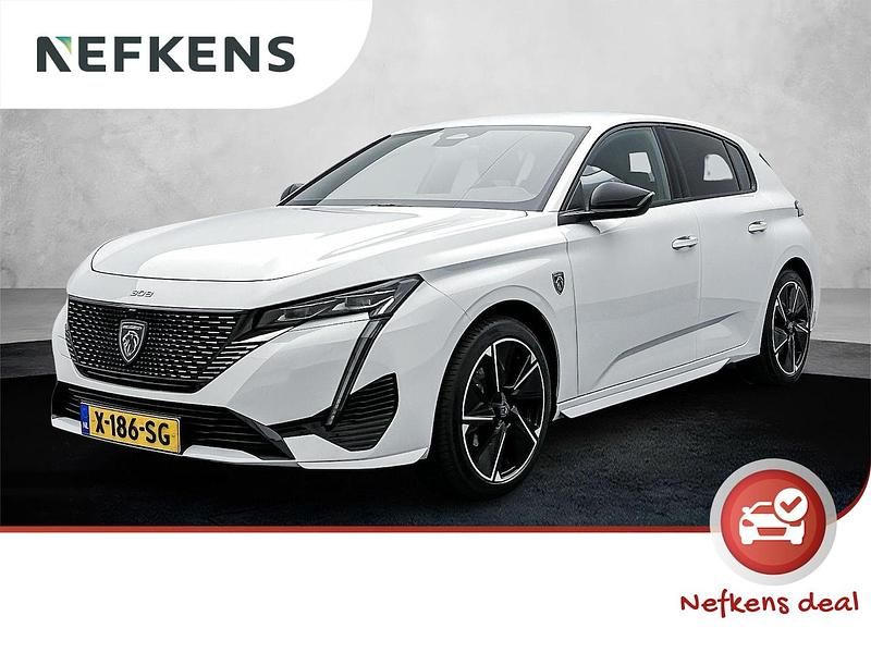 Wit Gebruikt 2024 Peugeot e-308 GT Hatchback | € 26.780 - Afbeelding 1/3
