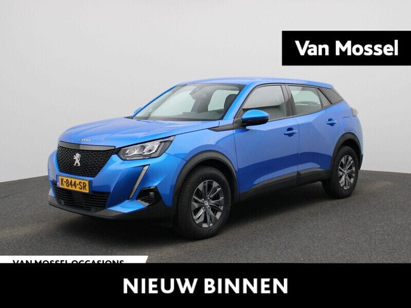 Blauw Gebruikt 2021 Peugeot 2008 Active SUV | € 15.900 (Goede deal) - Afbeelding 1/4