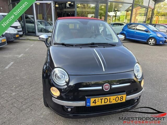 Zwart Gebruikt 2014 Fiat 500C Rock Cabriolet | € 5.500 (Eerlijke prijs) - Afbeelding 1/4