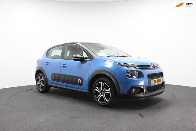 Blauw Gebruikt 2019 Citroën C3 Feel Hatchback | € 7.495 (Eerlijke prijs) - Afbeelding 1/4