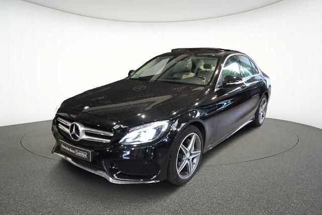 Zwart Gebruikt 2014 Mercedes C220 AMG line Sedan | € 21.000 (Duur) - Afbeelding 1/4
