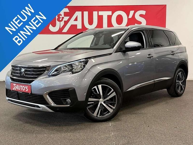Grijs Gebruikt 2019 Peugeot 5008 Allure SUV | € 18.950 (Goede deal) - Afbeelding 1/4