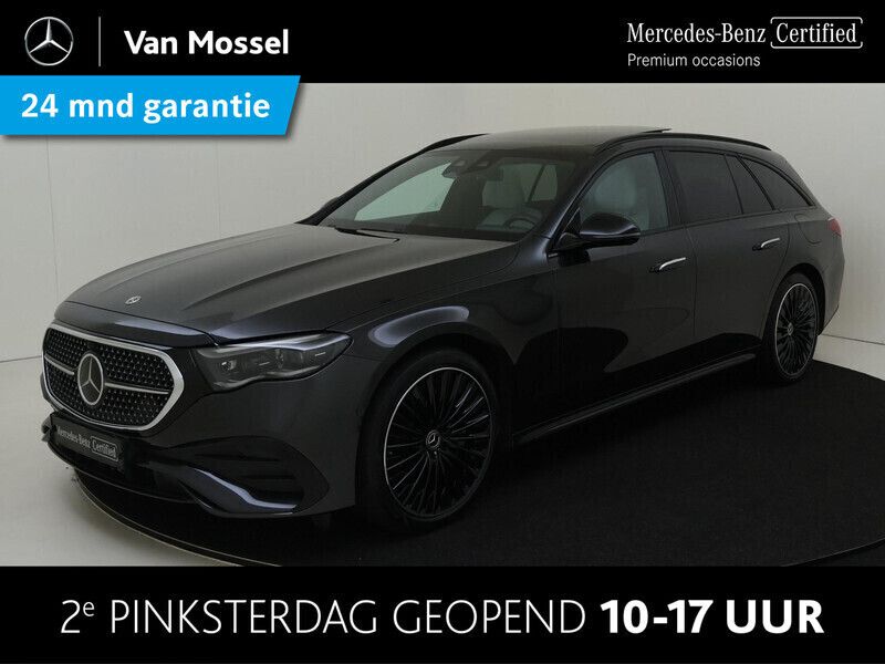 Grijs, metallic lak Gebruikt 2024 Mercedes E300 AMG Line Premium Plus Stationwagen | € 74.945 - Afbeelding 1/4