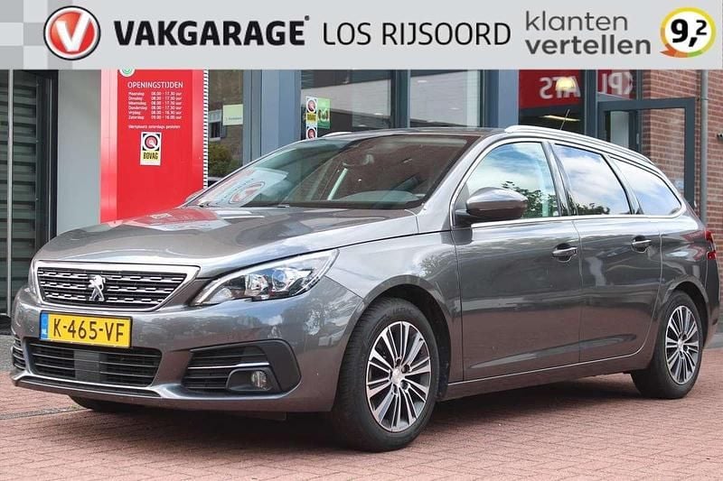 Grijs Gebruikt 2021 Peugeot 308 Allure Stationwagen | € 9.990 (Super prijs) - Afbeelding 1/4
