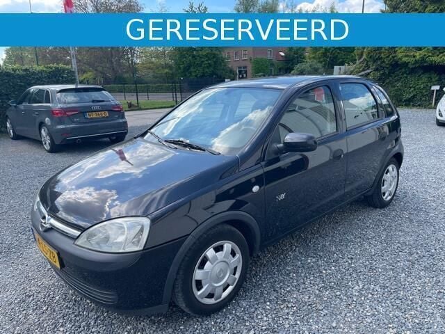 Zwart Gebruikt 2003 Opel Corsa Hatchback | € 1.495 (Eerlijke prijs) - Afbeelding 1/4