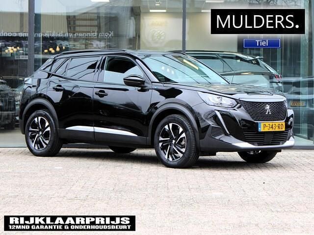 Zwart Occasion 2022 Peugeot e-2008 Allure SUV | € 16.987 (Goede deal) - Afbeelding 1/3
