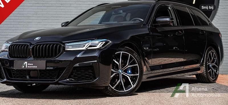 Zwart Gebruikt 2021 BMW 530 M Sport Stationwagen | € 36.950 (Eerlijke prijs) - Afbeelding 1/4