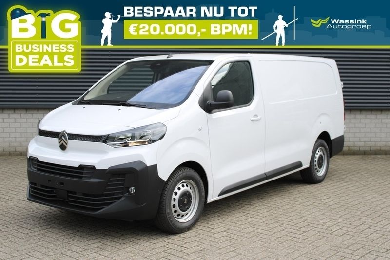 Wit Nieuw 2024 Citroën Jumpy Comfort MPV | € 33.599 (Eerlijke prijs) - Afbeelding 1/4