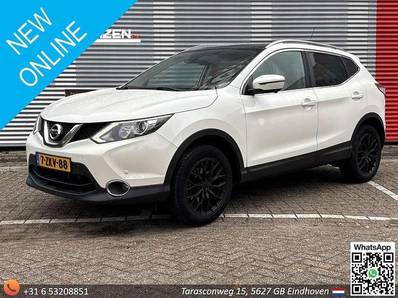 Wit Gebruikt 2015 Nissan Qashqai SUV | € 6.950 (Super prijs) - Afbeelding 1/4