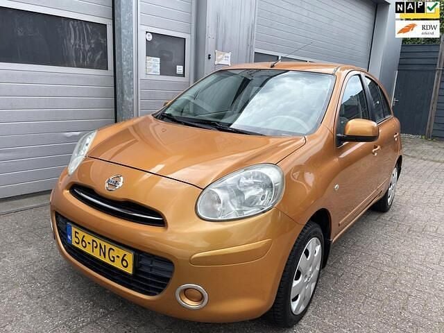 Oranje Gebruikt 2011 Nissan Micra Acenta Hatchback | € 2.995 (Eerlijke prijs) - Afbeelding 1/4