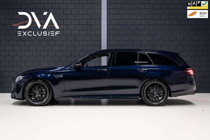 Blauw Gebruikt 2018 Mercedes E63 AMG AMG Line Premium Plus Stationwagen | € 59.950 - Afbeelding 1/4