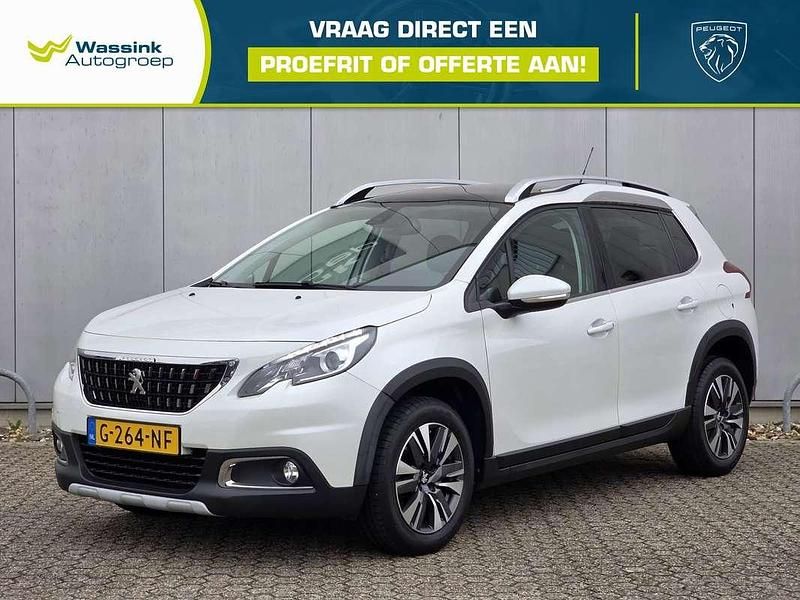 Wit Gebruikt 2019 Peugeot 2008 Allure SUV | € 14.400 (Super prijs) - Afbeelding 1/4