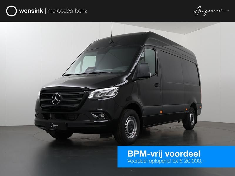 Zwart Nieuw 2024 Mercedes Sprinter Van | € 60.985 (Iets duurder) - Afbeelding 1/4