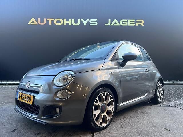 Grijs Gebruikt 2014 Fiat 500S Hatchback | € 6.499 (Eerlijke prijs) - Afbeelding 1/4