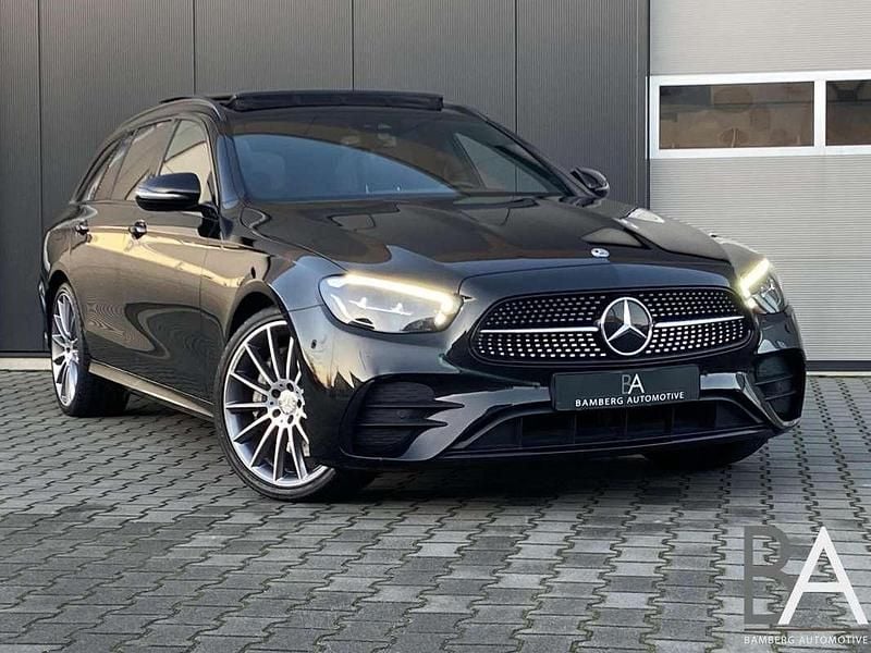 Occasion Mercedes E300 AMG 320 PK (235 kW) 2022 Zwart Stationwagen